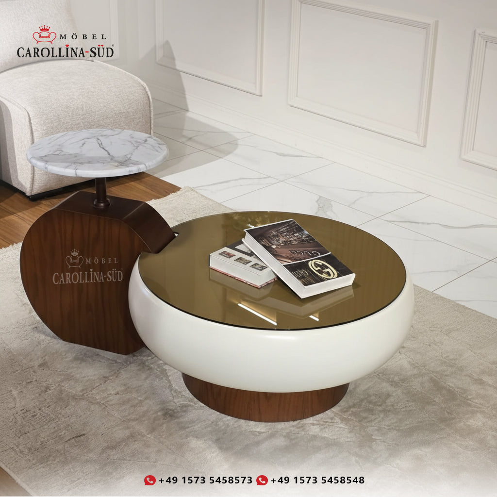 Solaris Kunst-Couchtisch Duo Center Table