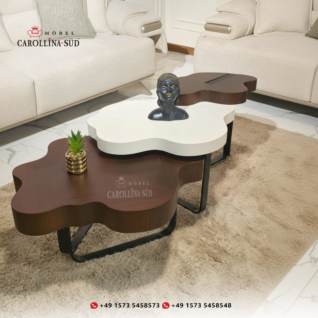 Nebula Tiered Duo Center Table